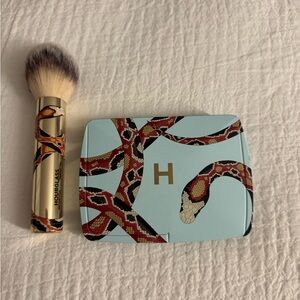 Hourglass Snake Print Makeup Set - Red and Gold